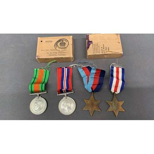 97 - A collection of 4 WW2 service medals