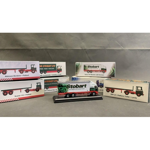 42 - 7 Eddie Stobart lorries, boxed and in mint condition, 1:76 scale, diecast metal  
  
 
 Scania R420 ... 