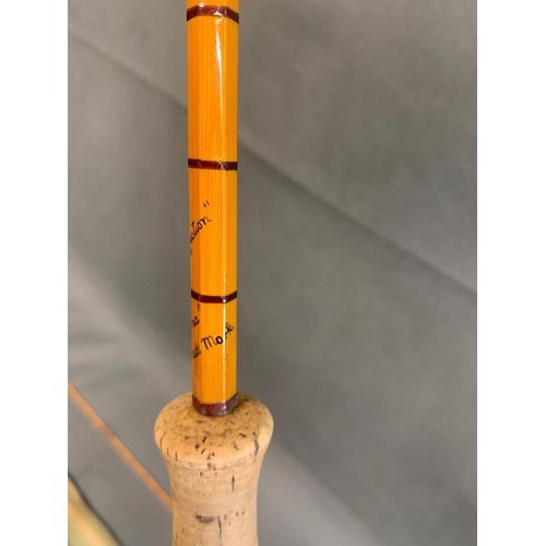 Hardy - Pefection - 2 piece Palakona fly fishing rod 8'6 in very good  condition with mob No. H15857