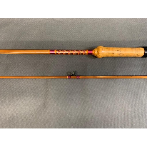 95 - Professionally made 2 piece 10 foot coarse fishing rod MK IV taper, excellent quality but unamed.

F... 