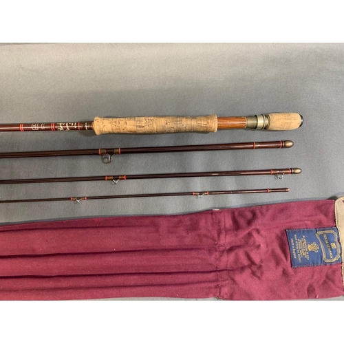 110 - Hardy ''The Sovereign'', 4 piece carbon fly fishing rod 10'6'' for 7/8 weight lines. No. IBKZ3501. A... 