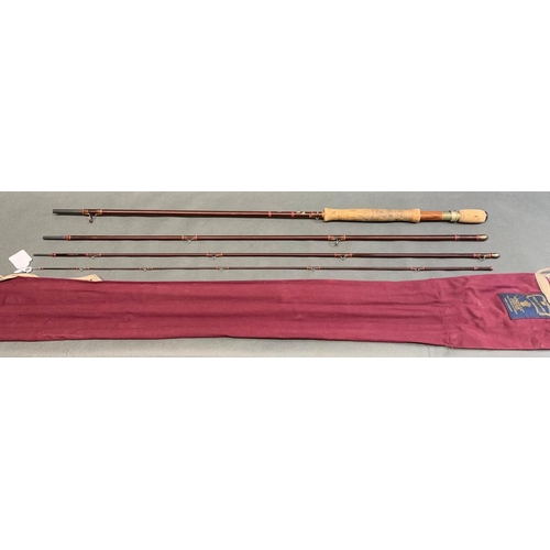 110 - Hardy ''The Sovereign'', 4 piece carbon fly fishing rod 10'6'' for 7/8 weight lines. No. IBKZ3501. A... 