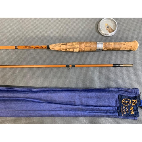 114 - Farlows: Lee Wulf ''Midge'' 2 piece banty fishing rod 6'0'', 1&7/8oz. Made in armoured cane in Aberd... 