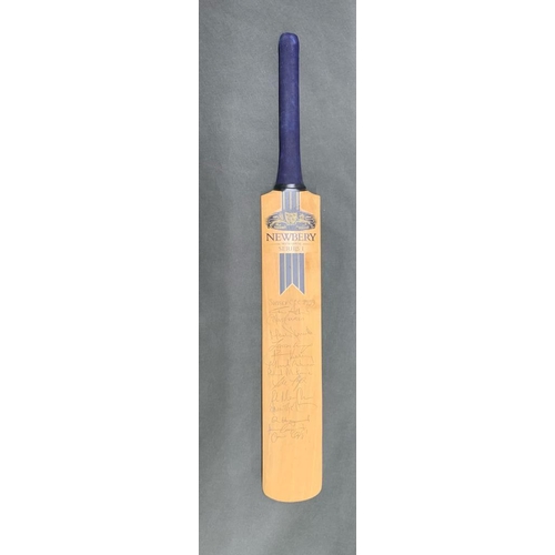 168 - Signed Newbury cricket bat, signed by the Sussex CCC team of 1999