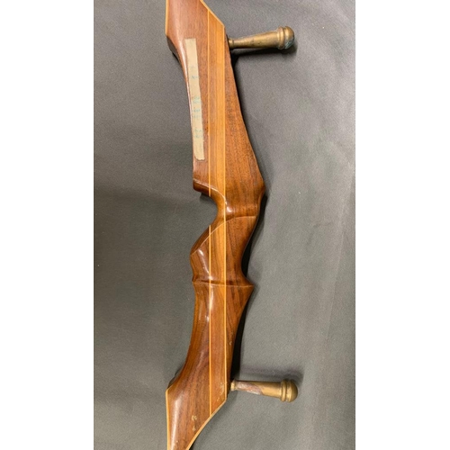 193 - An Olympic recurve bow (Not strung), length 160cm. 1970's period