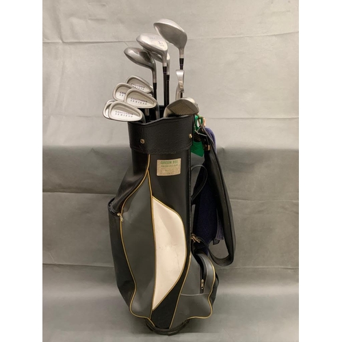 198 - Fazer Contender series 11, lady gold set of clubs 
  
  
 
 
 
 
 
 
 
 Irons 3-5,6,7,8,9, PW and SW... 