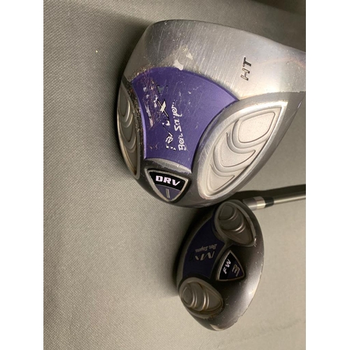 207 - 2 Ben Sayers MX1 ladies metal woods, numbers 1 and 3, 75 gram graphite shafts, played but good condi... 