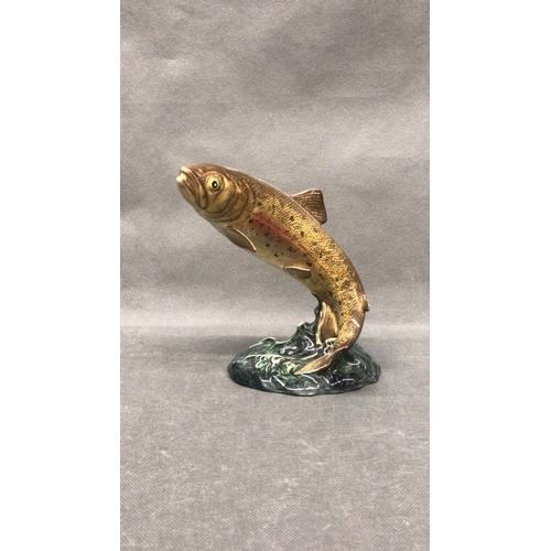 217 - A Beswick Golden Trout in excellent condition approximately 16cm tall, seldom seen