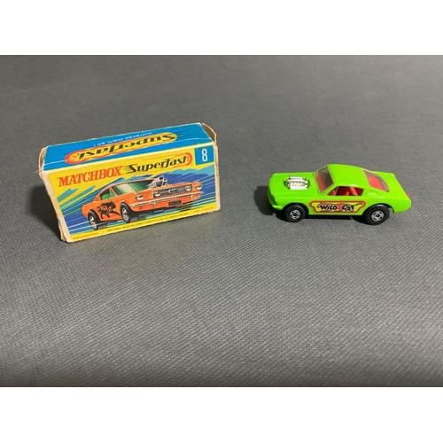 233 - Matchbox superfast No8 dragster in green