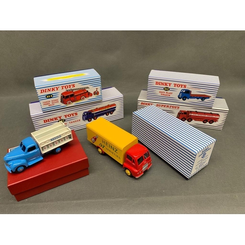 263 - A collection of 6 modern Dinky lorries