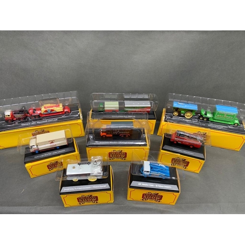 282 - A large collection of 22 Editions Atlas Greatest Show on Earth boxed vehicles £50-£60