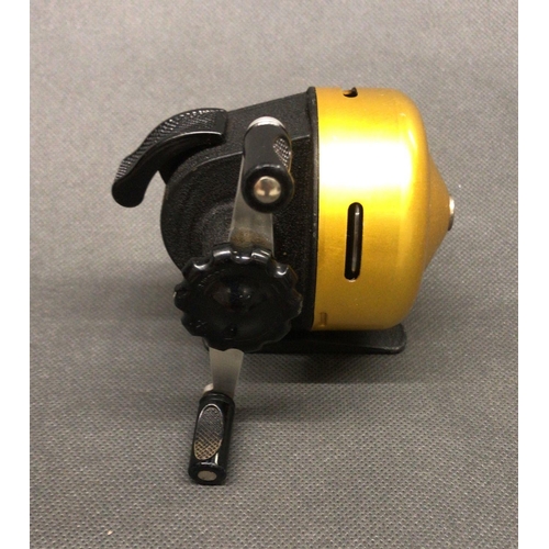 36 - ABU-Matic 110 fixed spool closed face bait casting fishing reel in excellent condition, made in Swed... 