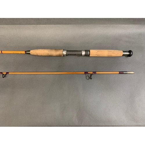 89 - Partidge of Redditch 7'6'' 2 piece split cane spinning fishing rod in VGC with a bag

Fishing rods