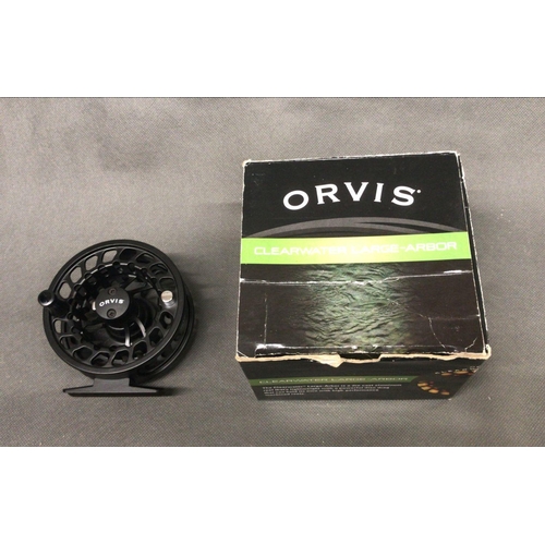 9 - Orvis Clearwater fishing reel Large Arbor II, 3 1/2'', with pouch. Boxed VGC


fishing reels