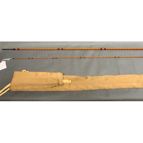 92 - Bruce and Walker Hexagraph 2 piece carbon fly rod 10'6'' #7-9 weight (looks like split cane) ''The W... 