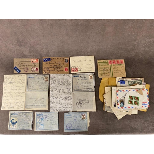 121 - An interesting collection of letters and envelopes and postal history dating back to WW2