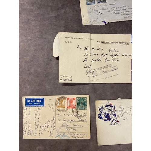 121 - An interesting collection of letters and envelopes and postal history dating back to WW2