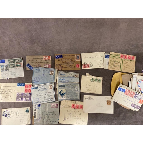 121 - An interesting collection of letters and envelopes and postal history dating back to WW2