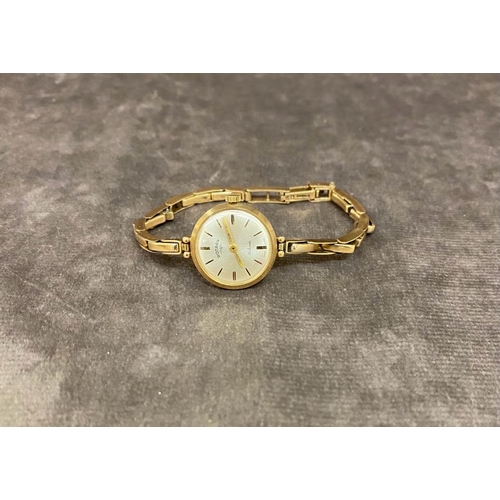 31 - A 9ct gold ladies Rotary watch 12.6 grams