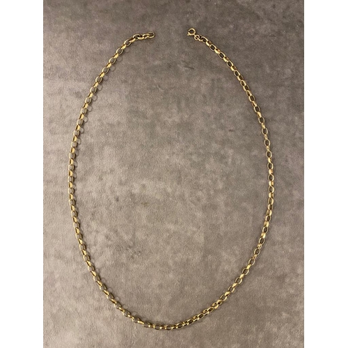 8 - A 9ct gold gents necklace 16.6 grams