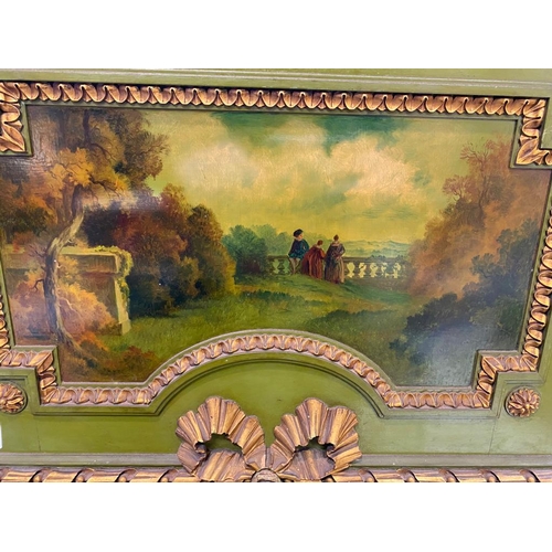 133 - A beautiful hand painted Piano by the maker Erard.

The painting on the piano case is in the Vernis ... 