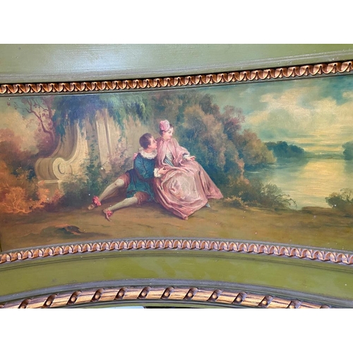 133 - A beautiful hand painted Piano by the maker Erard.

The painting on the piano case is in the Vernis ... 