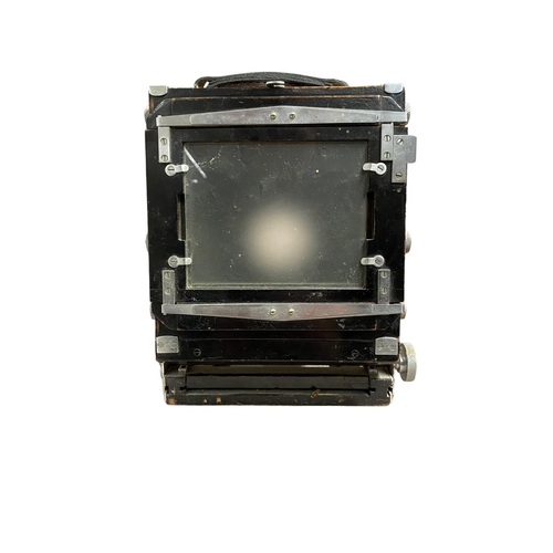 65 - A vintage large format 4x5 Gandolfi camera.