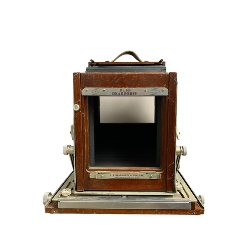 67 - A vintage Deardorff view series large format 8x10 camera