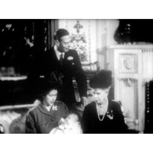 27 - A reel of film with footage showing the Christening of King Charles III in 1948. 
  
 The film shows... 