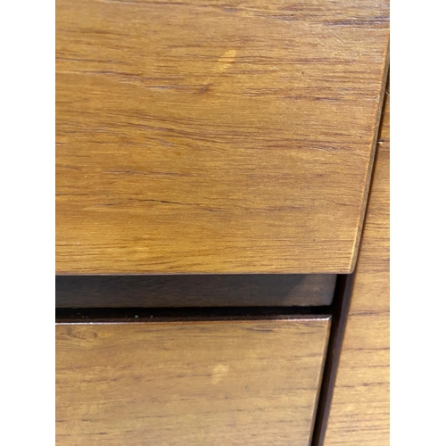 32 - A mid Century White and Newton Ltd teak sideboard. 
  
 Almost in mint condition with some very mino... 