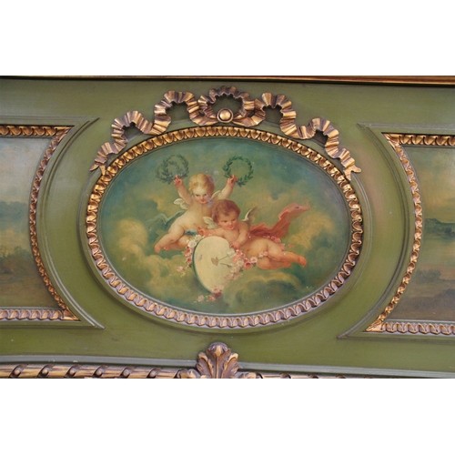 35 - A beautiful hand painted piano by the French maker Erard. 
  
  
 
 
 
 The painting on the piano ca... 