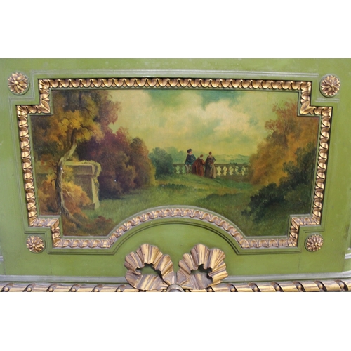 35 - A beautiful hand painted piano by the French maker Erard. 
  
  
 
 
 
 The painting on the piano ca... 