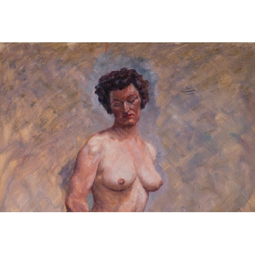 36 - Hans Eriksen (1912-1982) Danish
 depicting two life studies of naked women, one standing, unsigned, ... 