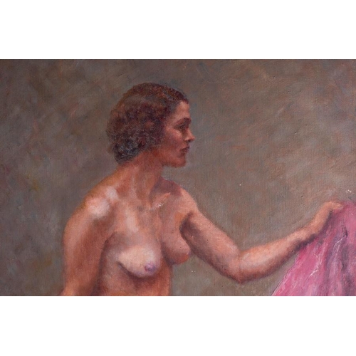 36 - Hans Eriksen (1912-1982) Danish
 depicting two life studies of naked women, one standing, unsigned, ... 