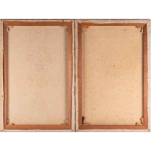 36 - Hans Eriksen (1912-1982) Danish
 depicting two life studies of naked women, one standing, unsigned, ... 