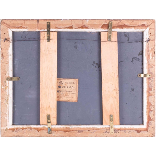 11 - Hudson River School, 19th century depicting a view of a lake in the mountains with figures, unsigned... 