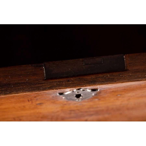 121 - A fine George III oak chest on chest with canted front corners two short over three graduated drawer... 