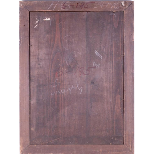 27 - Anton Nowak (1865-1931) Austrian depicting chrysanthemums in a vase, signed and dated 1921, oil on c... 