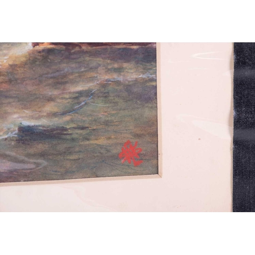 37 - Hendrik Cornelis Kranenburg (1871-1948) Dutch depicting a canal with a bridge on the Netherlands, si... 