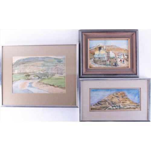 42 - † Christopher Compton Hall (1930-2016) British 'Gerlan', depicting a rural view, signed and dated 20... 