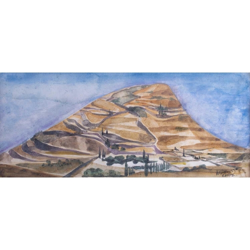 42 - † Christopher Compton Hall (1930-2016) British 'Gerlan', depicting a rural view, signed and dated 20... 