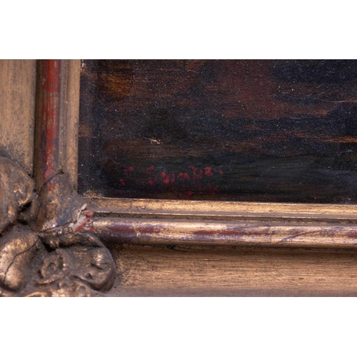 48 - George Knight (act.1872-1892) British depicting fishing boats among swells near Whitehaven, signed l... 