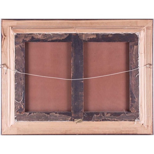 51 - English regional school, 19th Century depicting a rural scene with young children playing and an old... 