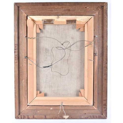 53 - Ferdinand Heilbuth (1826-1889) German a study of a lady in a sumptuous green gown, she stands contem... 