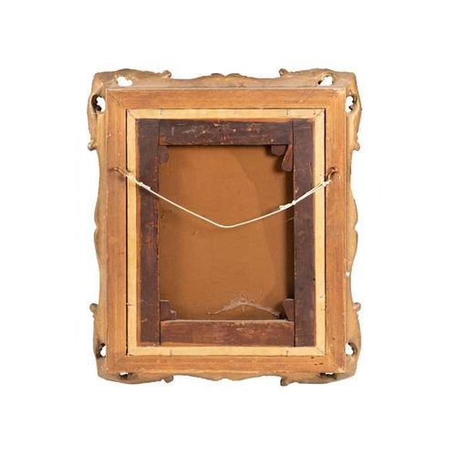 56 - German School, late 18th-early 19th century depicting a portrait of a young boy with long blond hair... 