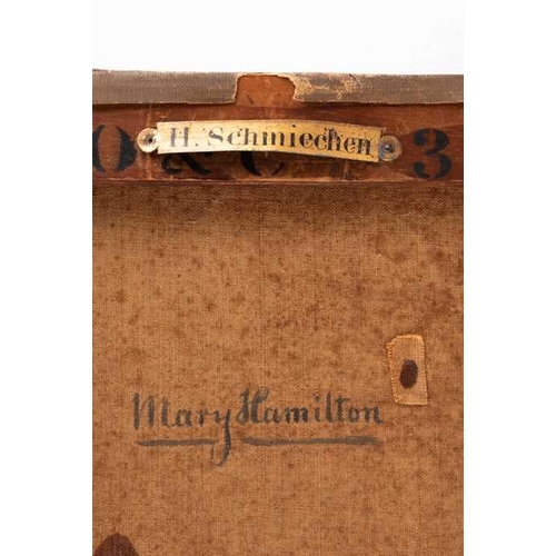 58 - Hermann Schmiechen (1855-1925) German 'Mary Hamilton' depicting a half portrait of the famous 16th c... 