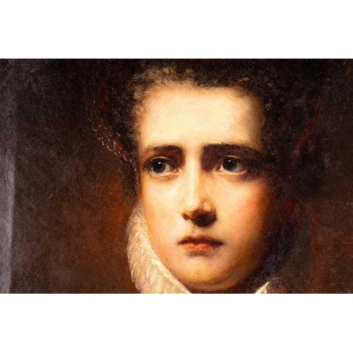 58 - Hermann Schmiechen (1855-1925) German 'Mary Hamilton' depicting a half portrait of the famous 16th c... 