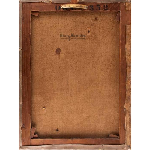 58 - Hermann Schmiechen (1855-1925) German 'Mary Hamilton' depicting a half portrait of the famous 16th c... 