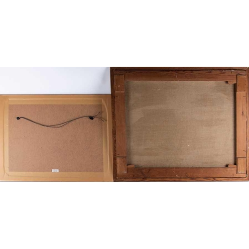 60 - Wilfred Peter Glud (1872-1946) Danish 'Selandia' depicting a large ship with diesel motor at sea, si... 