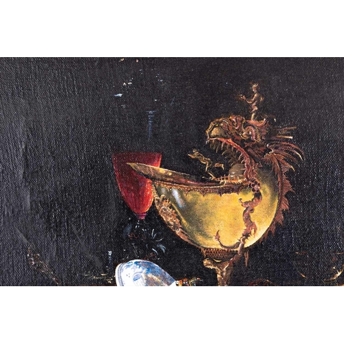 After Willem Kalf (1622–1693) Dutch a copy of Life with a Nautilus Cup' (1662) in Museo N